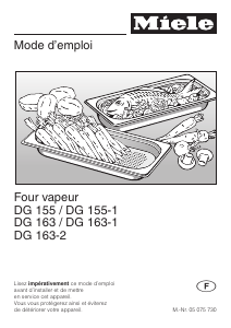 Mode d’emploi Miele DG 163-2 Four