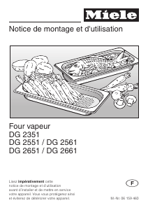 Mode d’emploi Miele DG 2351 Four