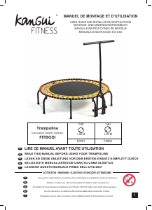 Handleiding Kangui Fitbodi 120 Trampoline