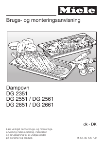 Brugsanvisning Miele DG 2551 Ovn