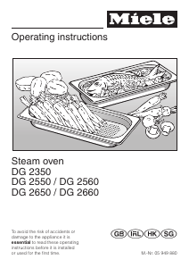 Handleiding Miele DG 2650 Oven