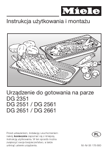 Instrukcja Miele DG 2651 Piekarnik