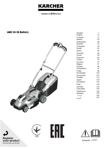 Manual Kärcher LMO 18-36 Battery Mașină de tuns iarbă