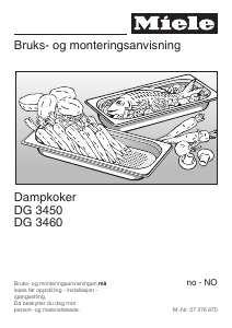 Bruksanvisning Miele DG 3460 Ovn
