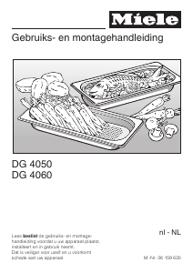 Handleiding Miele DG 4050 Oven