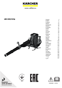Manual Kärcher LB 1060/36 Bp Leaf Blower