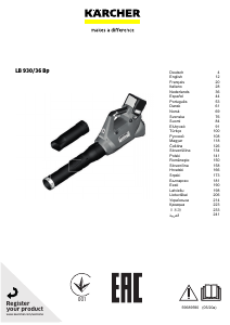 Használati útmutató Kärcher LB 930/36 Bp Levélfúvó