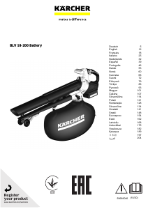 Manual Kärcher BLV 18-200 Battery Refulator frunze