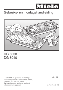 Handleiding Miele DG 5030 Oven