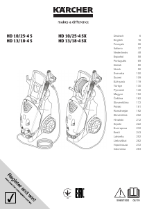 Manual Kärcher HD 13/18-4 SX Máquina de limpeza a alta pressão