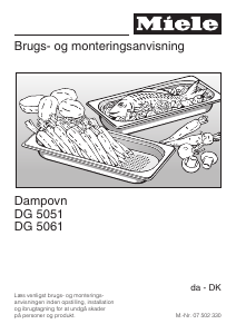 Brugsanvisning Miele DG 5051 Ovn