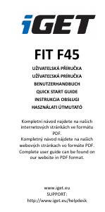 Návod iGet Fit F45 Inteligentné hodinky