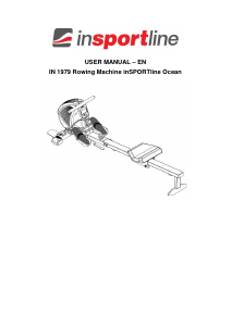 Handleiding inSPORTline IN 1979 Ocean Roeimachine
