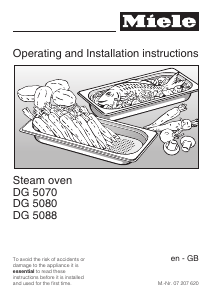 Handleiding Miele DG 5080 Oven