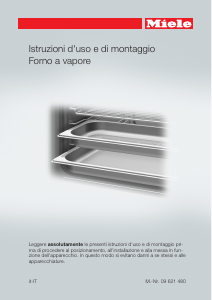 Manuale Miele DG 6030 Forno