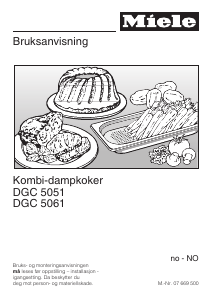 Bruksanvisning Miele DGC 5051 Ovn