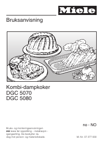 Bruksanvisning Miele DGC 5080 Ovn