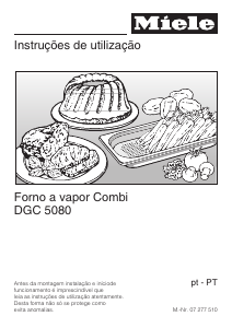Manual Miele DGC 5080 Forno