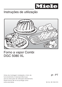 Manual Miele DGC 5080 XL Forno