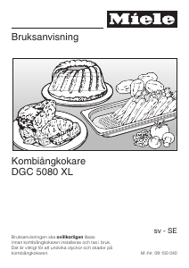 Bruksanvisning Miele DGC 5080 XL Ugn