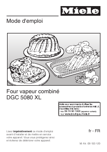 Mode d’emploi Miele DGC 5080 XL Four
