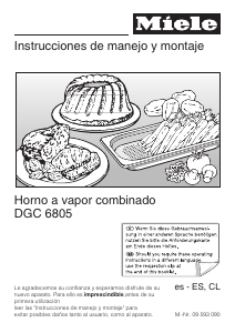 Manual de uso Miele DGC 6805 Horno