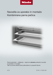 Priročnik Miele DGC 7840 HC Pro Pečica