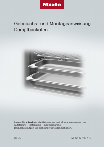 Bedienungsanleitung Miele DGC 7860 HCX Pro Backofen