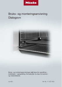 Bruksanvisning Miele DO 7860 Ovn