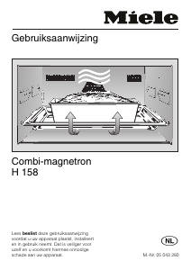 Handleiding Miele H 158 MB Oven