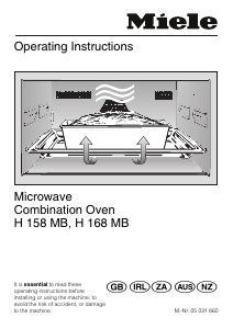 Handleiding Miele H 168 MB Oven