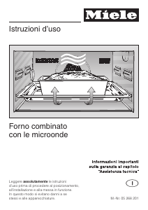 Manuale Miele H 187 MB Forno