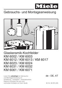 Bedienungsanleitung Miele H 2461 B Backofen
