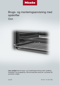 Brugsanvisning Miele H 2465 BP ACTIVE Ovn