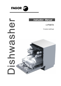 Manual Fagor LVF68ITA  Dishwasher