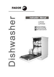 Manual Fagor LVF455X  Máquina de lavar louça