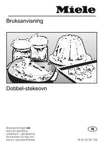 Bruksanvisning Miele H 283 B2 Ovn