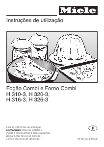 Manual Miele H 310-3 Forno