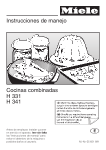 Manual de uso Miele H 341 E Horno