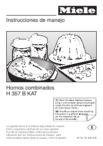 Manual de uso Miele H 357 B-KAT Horno