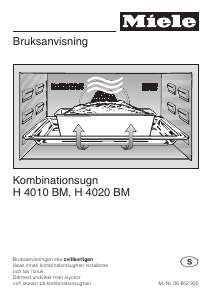 Bruksanvisning Miele H 4020 BM Ugn