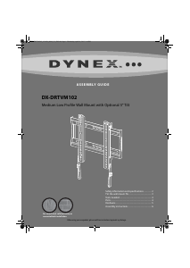 Handleiding Dynex DX-DRTVM102 Muurbeugel