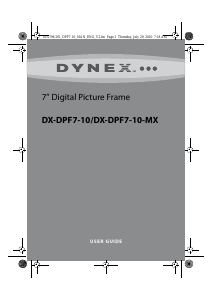 Handleiding Dynex DX-DPF7-10 Digitale fotolijst