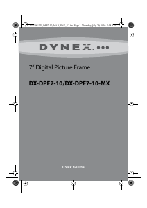 Bruksanvisning Dynex DX-DPF7-10 Digital fotoram