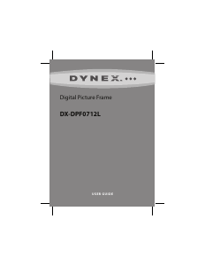 Bruksanvisning Dynex DX-DPF0712L Digital fotoram