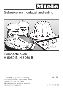 Handleiding Miele H 5050 B Oven