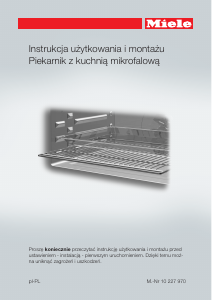 Instrukcja Miele H 6100 BM Piekarnik