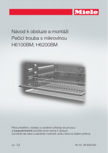Manuál Miele H 6100 BM Trouba