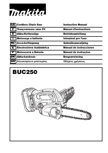 Manual Makita BUC250RDE Chainsaw