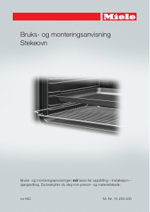 Bruksanvisning Miele H 6167 B Ovn